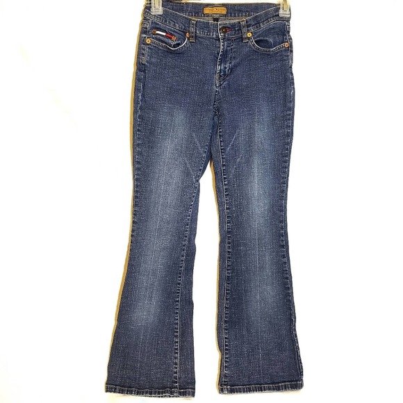 Tommy Jeans Medium Wash Wide Leg Mid-rise VTG 5 - Picture 3 of 8